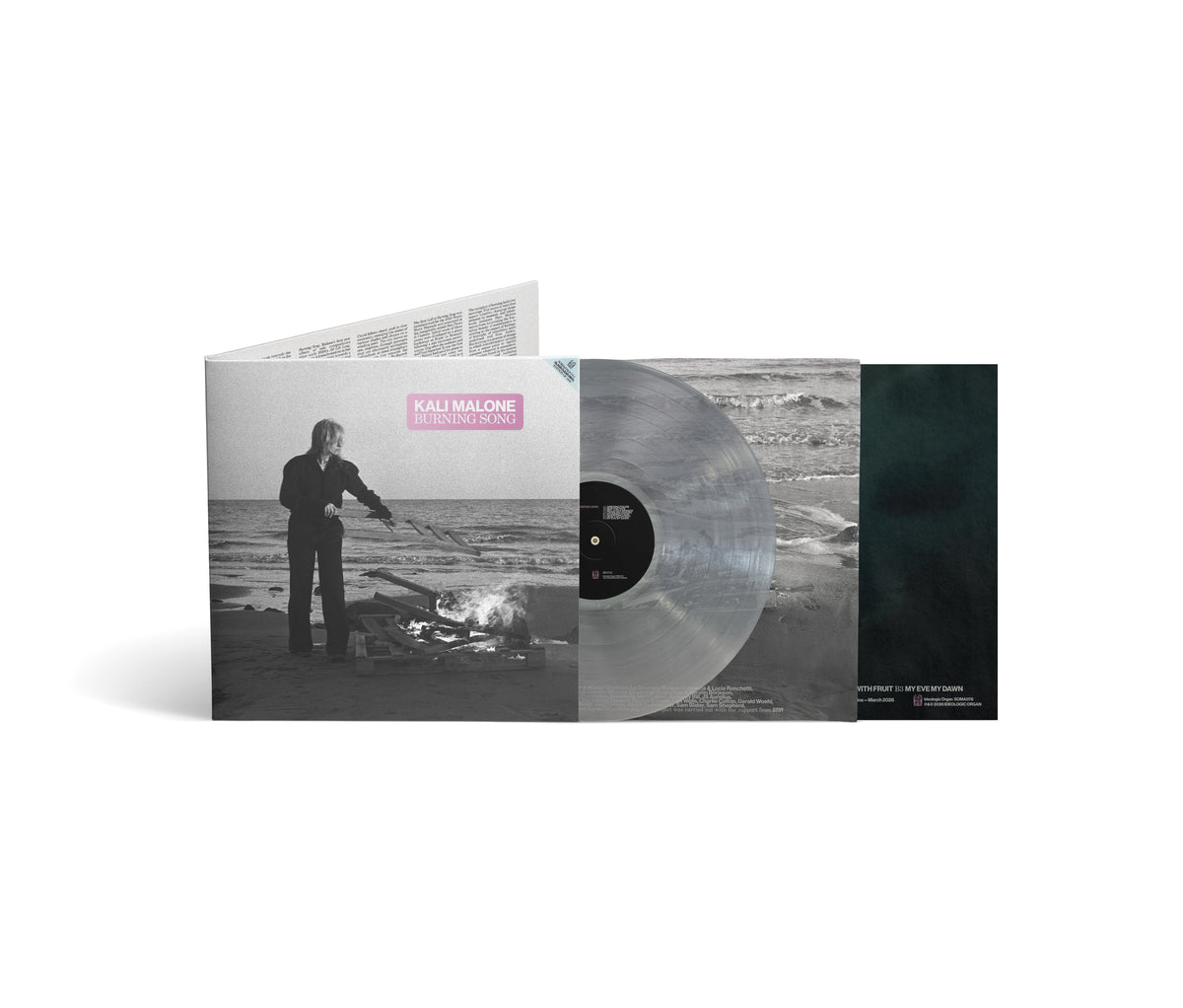 PRE-ORDER: Kali Malone "Burning Song" LP ("Glass" Clear Vinyl)