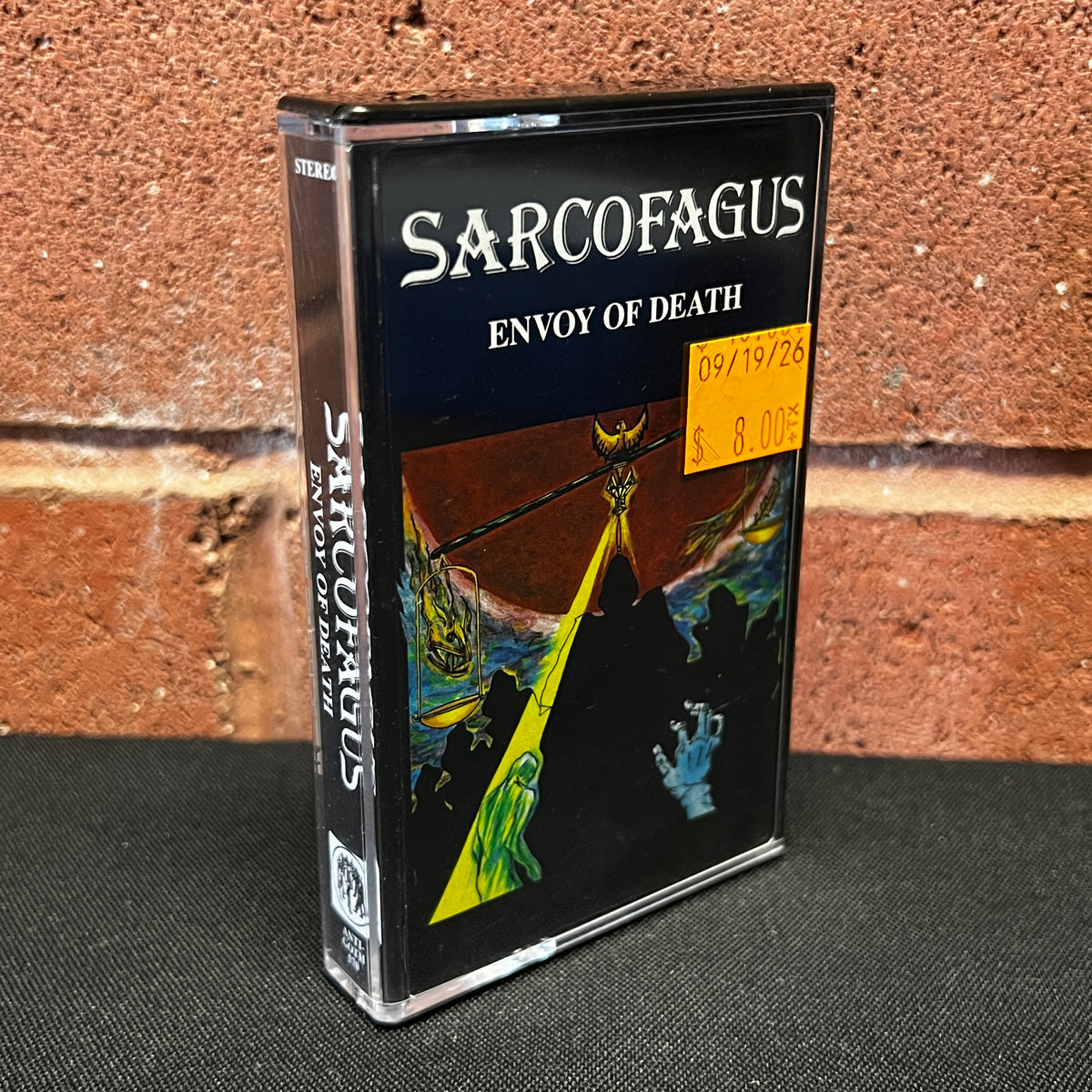Used Cassette: Sarcofagus ‎"Envoy Of Death" Tape (2021 Press)