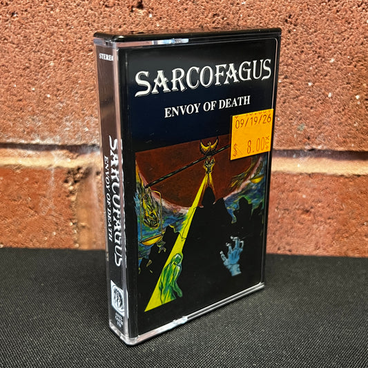 Used Cassette: Sarcofagus ‎"Envoy Of Death" Tape (2021 Press)