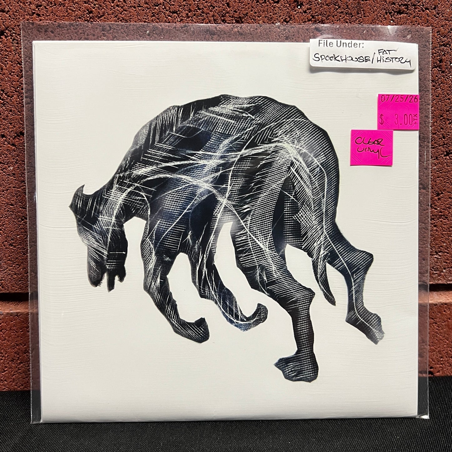 Used Vinyl: Spook Houses / Fat History Month "Split" 7" (Clear Vinyl)