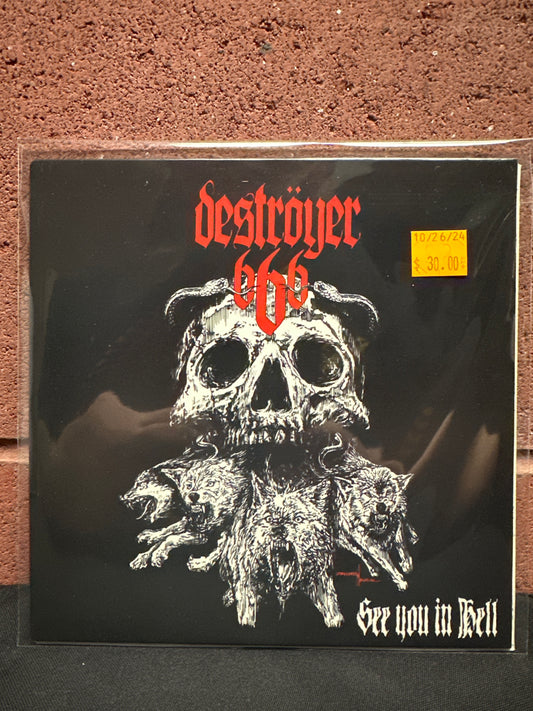 Used Vinyl:  Destroyer 666 ”See You In Hell” 7"