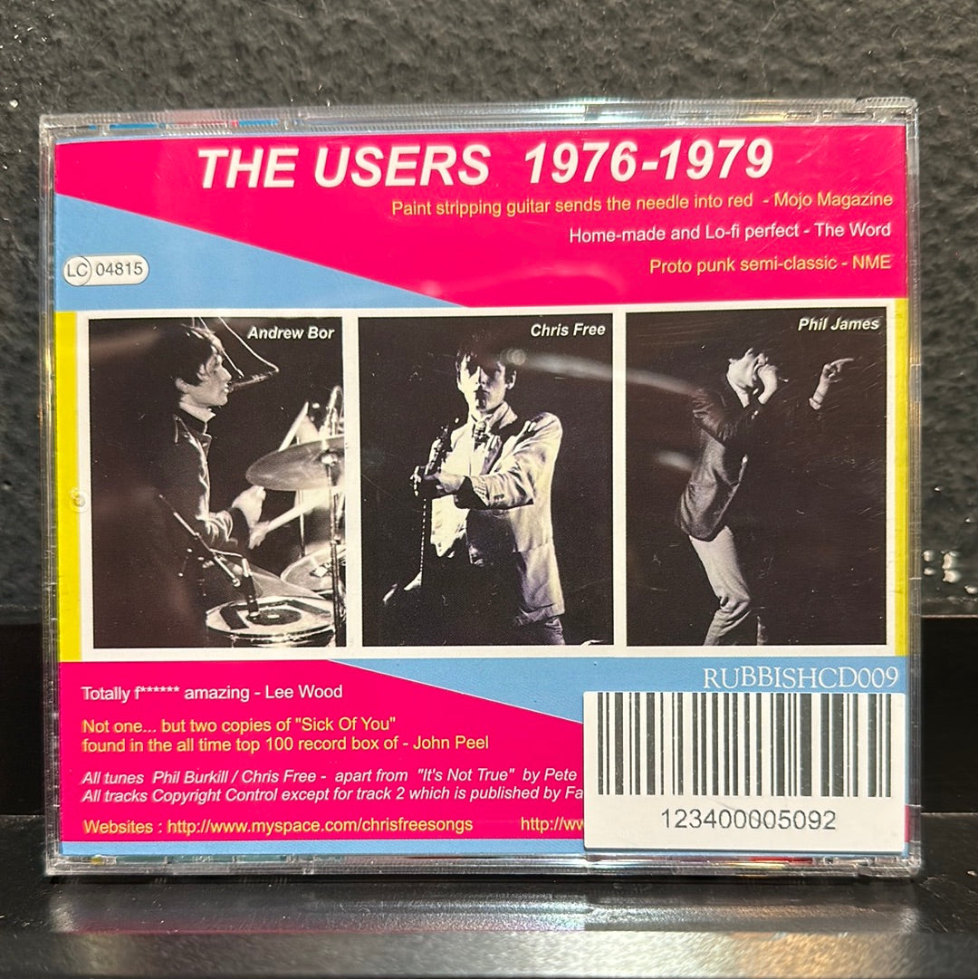 USED CD: The Users "Secondary Modern 1976 - 1979" CD