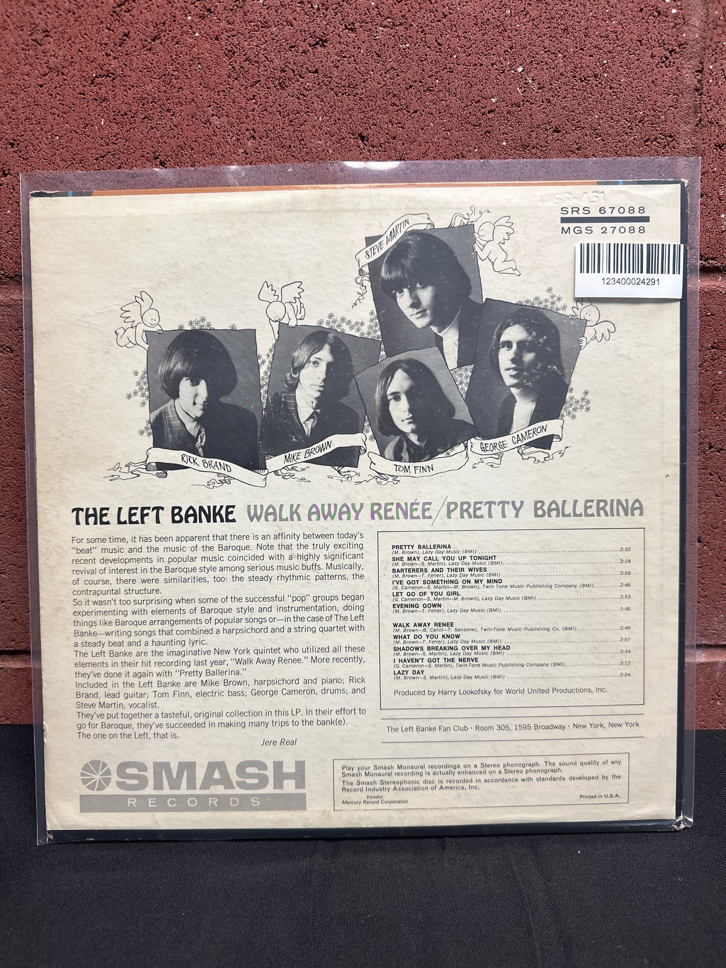 Used Vinyl:  The Left Banke ”Walk Away Renée / Pretty Ballerina” LP