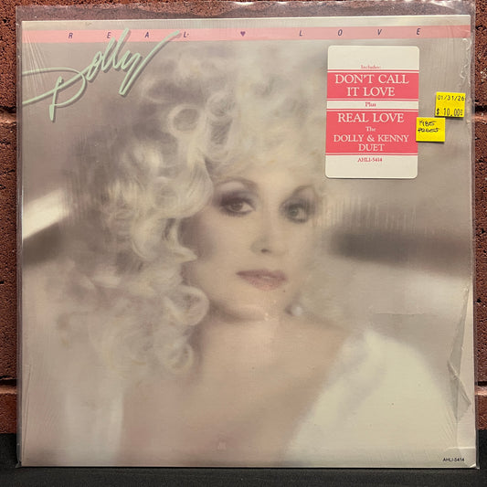 Used Vinyl: Dolly Parton "Real Love" LP (1983 Press - In shrink w/hype)