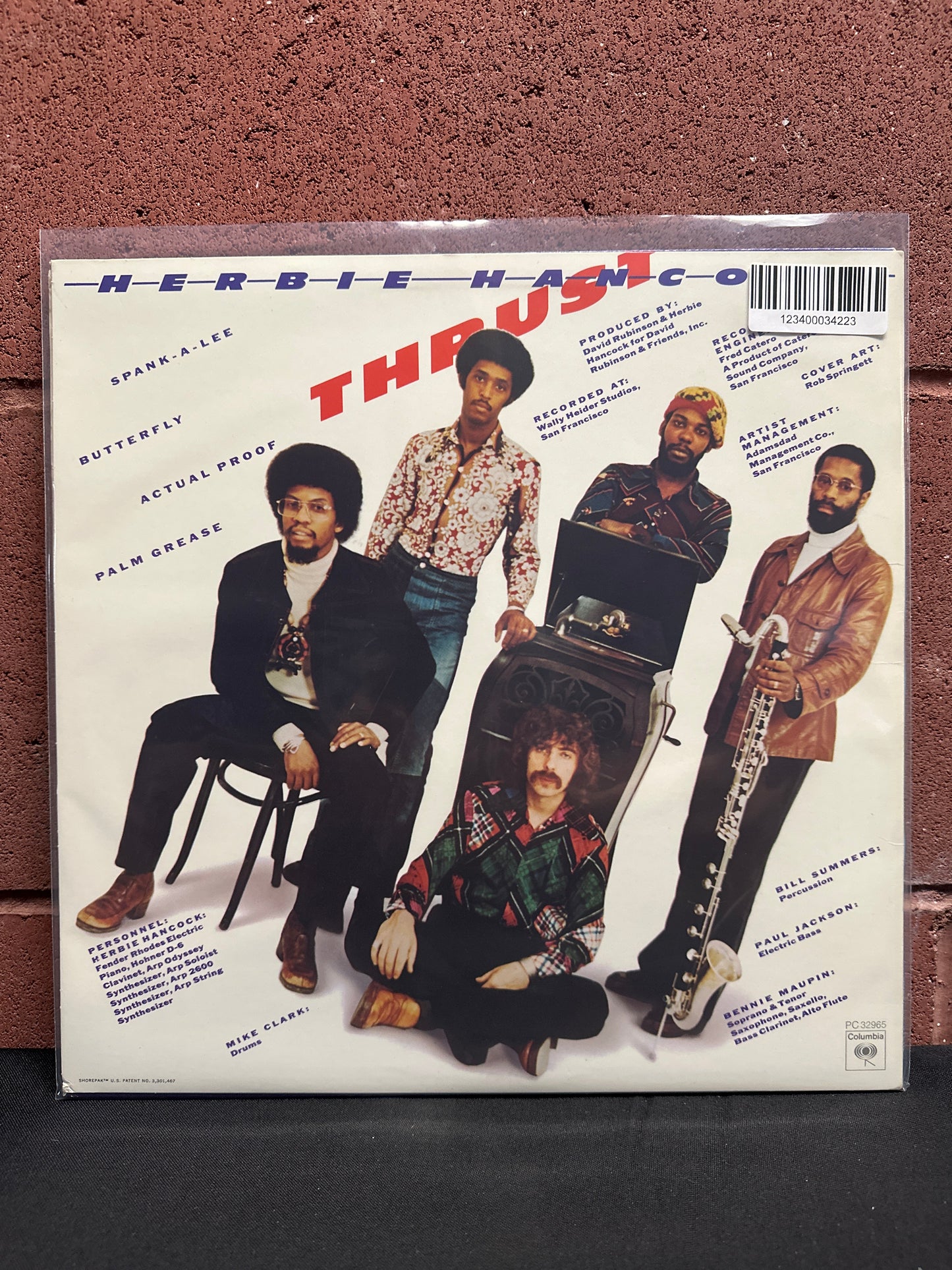 Used Vinyl:  Herbie Hancock ”Thrust” LP