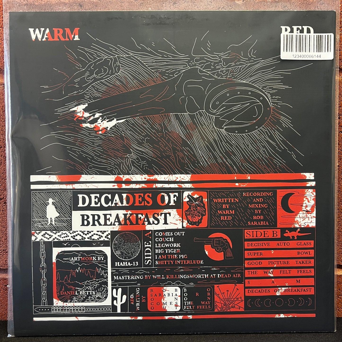 Used Vinyl: Warm Red "Decades Of Breakfast" LP (2020 Press)