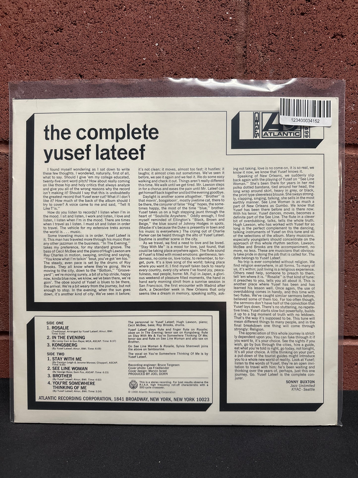 Used Vinyl:  Yusef Lateef ”The Complete Yusef Lateef” LP