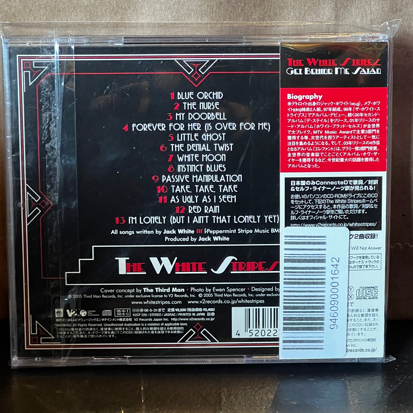 Used CD: The White Stripes "Get Behind Me Satan" CD (2005 Japanese Press)