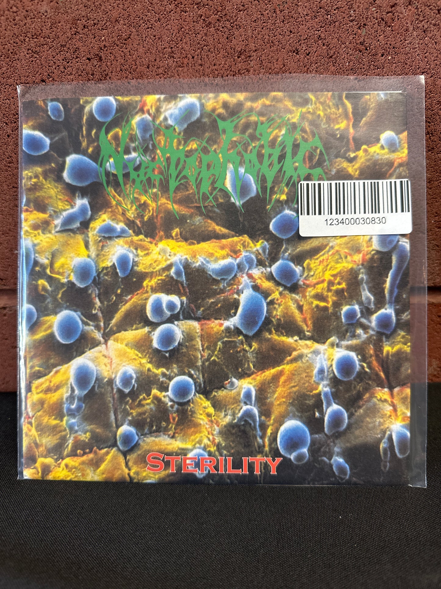 Used Vinyl:  Nyctophobic / Exhumed ”Sterility / Totally Fucking Dead” 7"