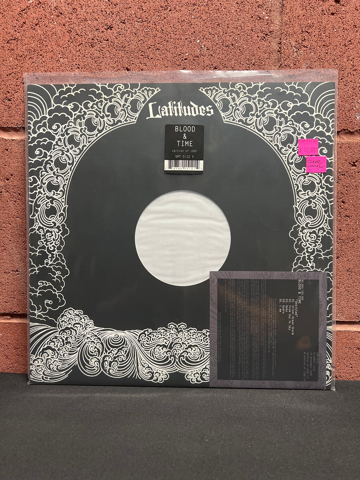 Used Vinyl: Blood & Time "Untitled" 12" (Clear Vinyl)