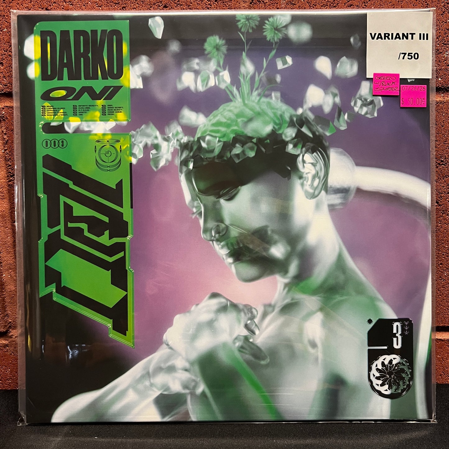 Used Vinyl: Darko "Oni" LP (2025 Press - Green w/Black Splatter Vinyl)