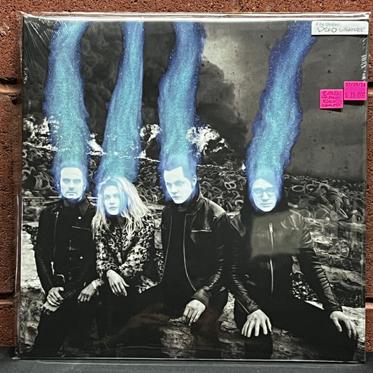 Used Vinyl: The Dead Weather "Dodge And Burn" LP+7" (2015 Press - Yellow & Black Marble Vinyl - Sealed)