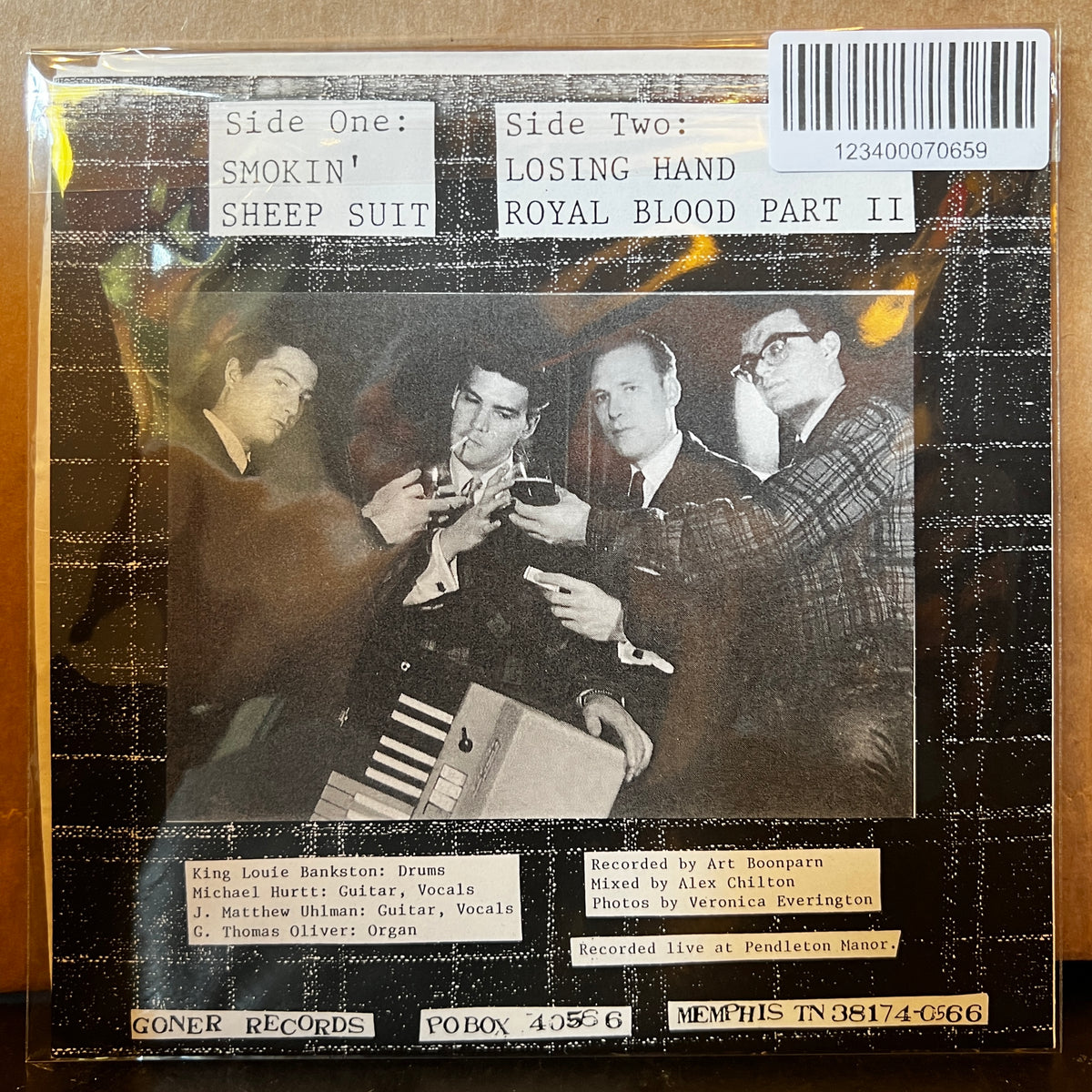 Used Vinyl: The Royal Pendletons ‎"Smokin' EP" 7"