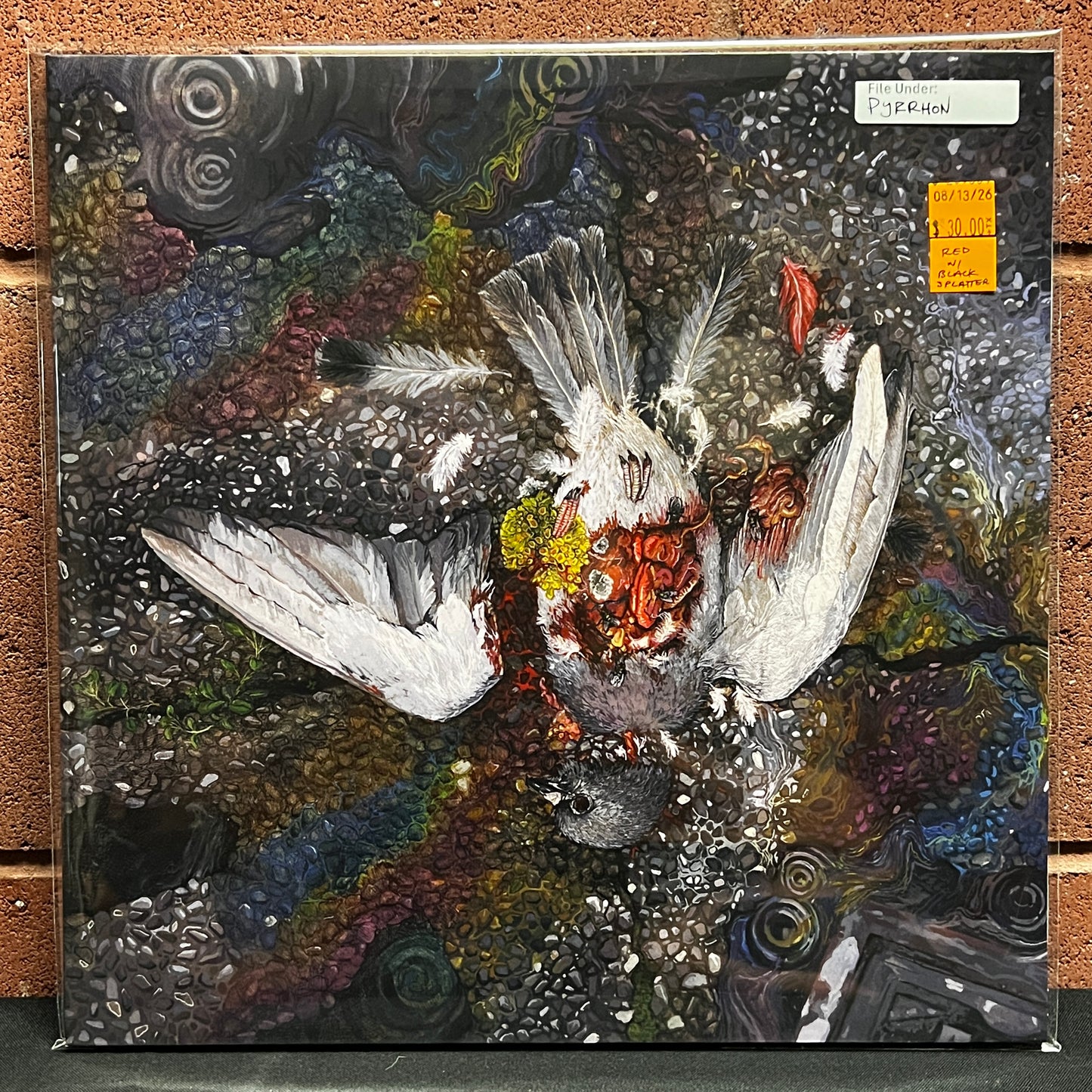 Used Vinyl: Pyrrhon "Exhaust" LP (Red with black splatter)
