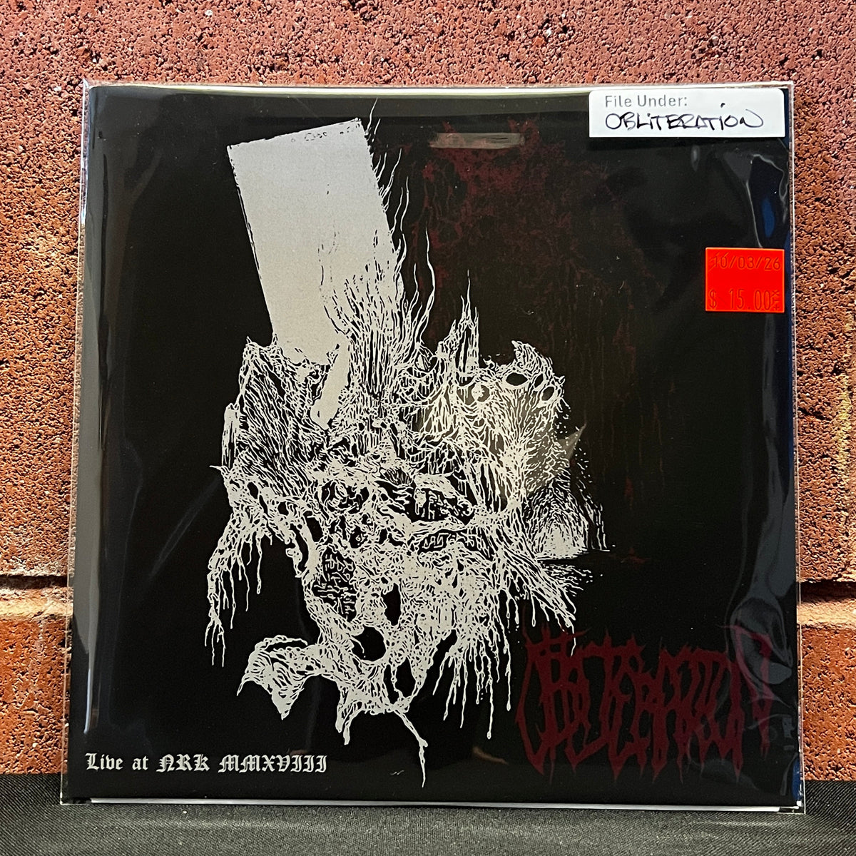 Used Vinyl: Obliteration "Live at NRK MMXVIII" 7"