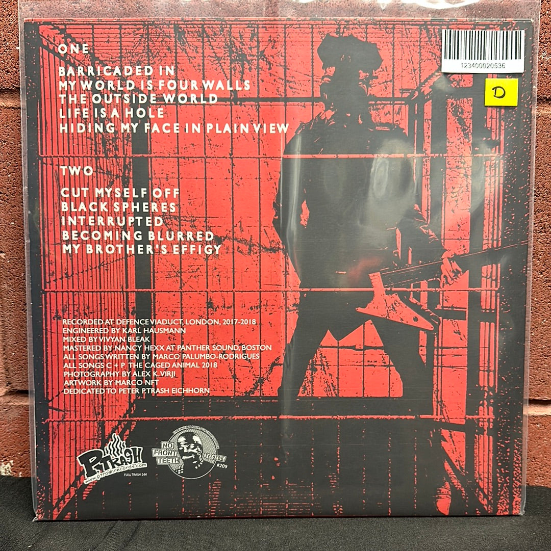 USED VINYL: The Caged Animal “Hiding My Face In Plain View” LP (Red Cover, White Label)