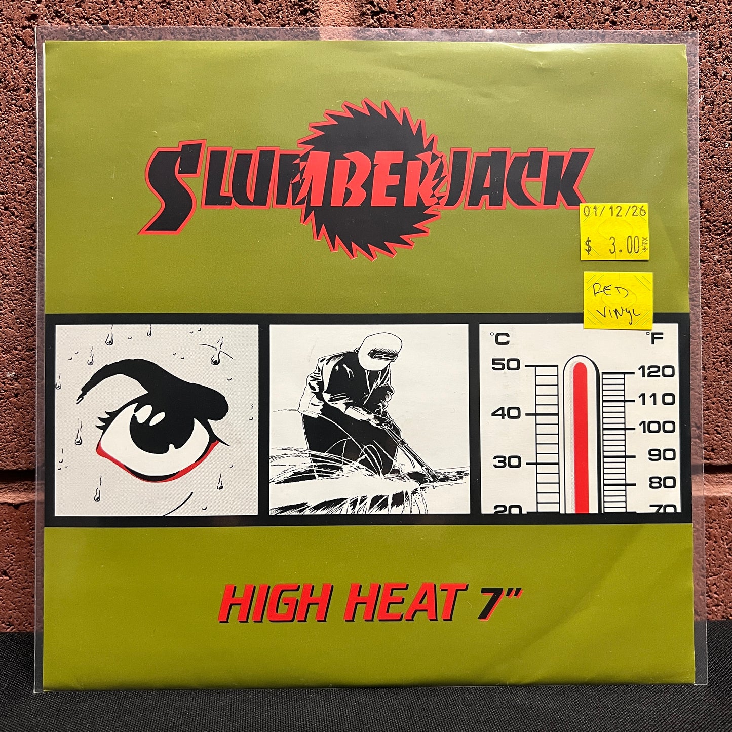 Used Vinyl: Slumberjack "High Heat" 7" (Red vinyl)