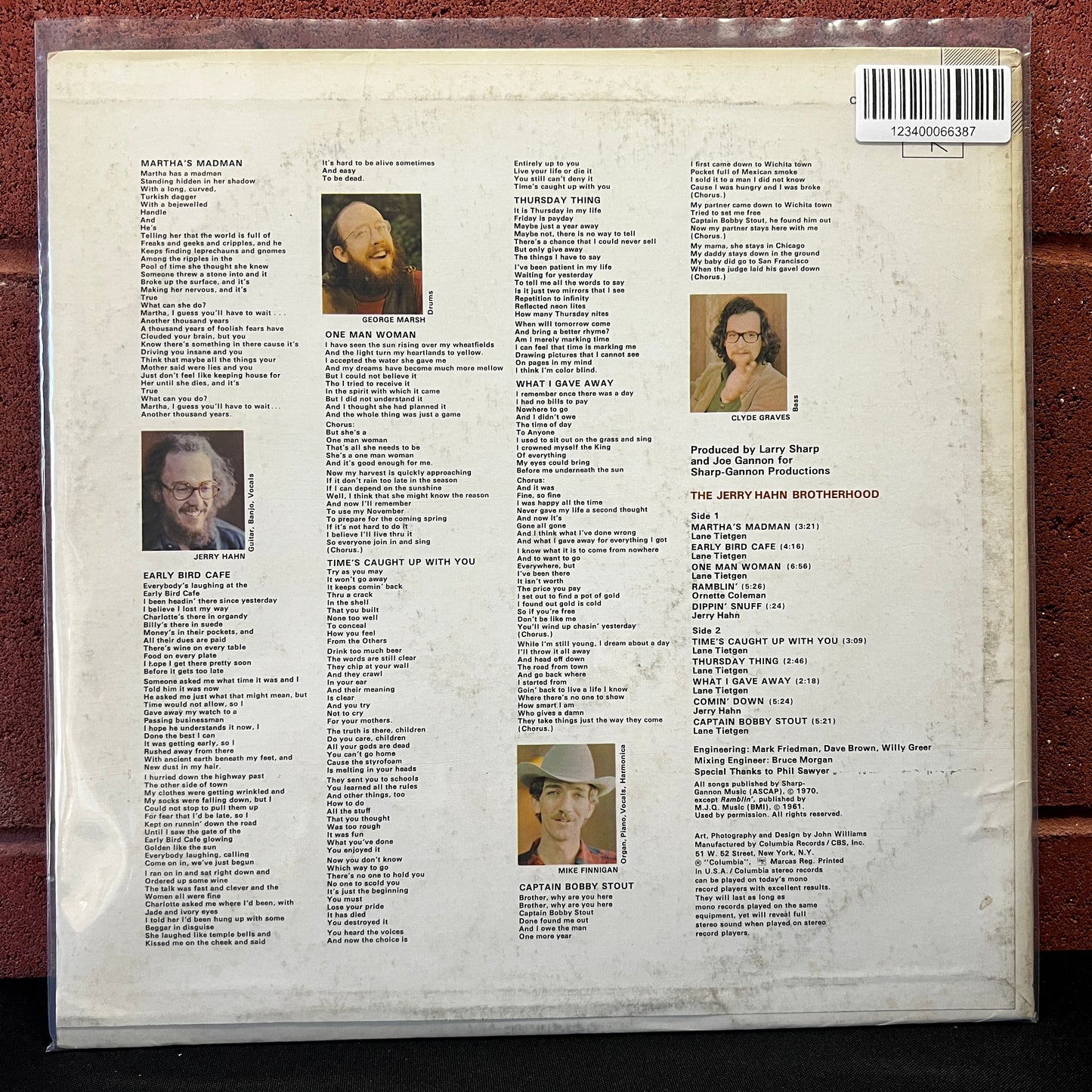 Used Vinyl: The Jerry Hahn Brotherhood "S/T" LP (1970 Press)