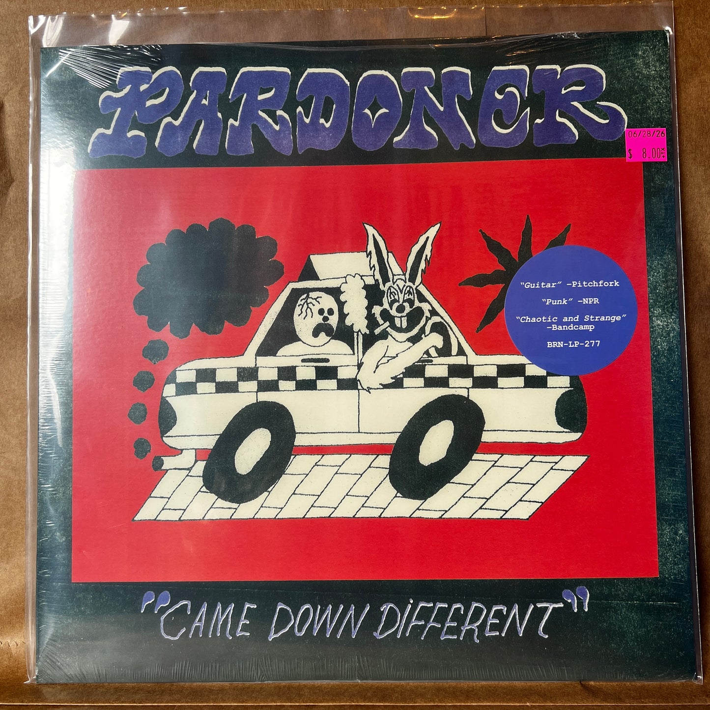 Used Vinyl: Pardoner "Came Down Different" LP (2021 Press - Sealed)