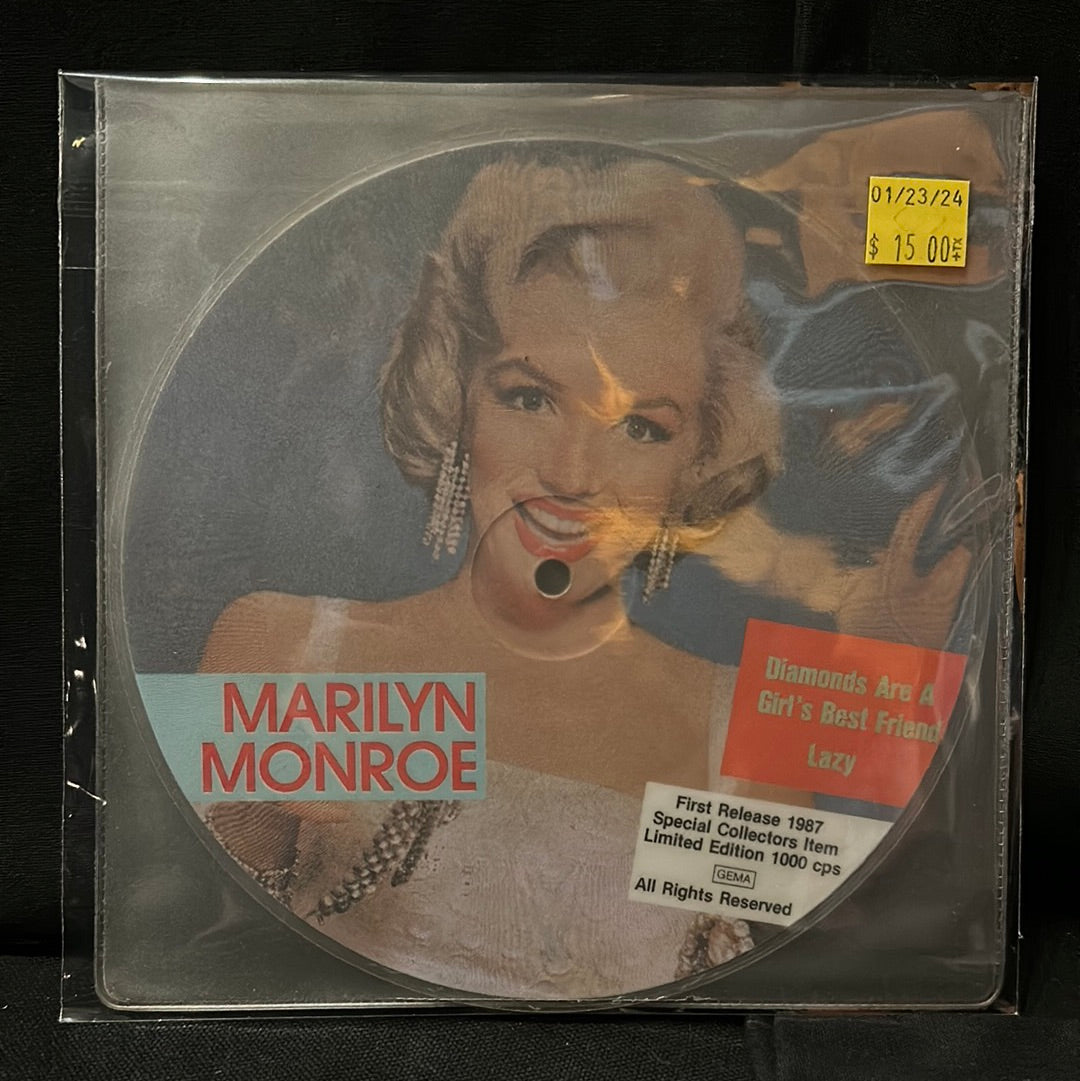 Used Vinyl:  Marilyn Monroe ”Diamonds Are A Girl's Best Friend” 7" (Picture disc)