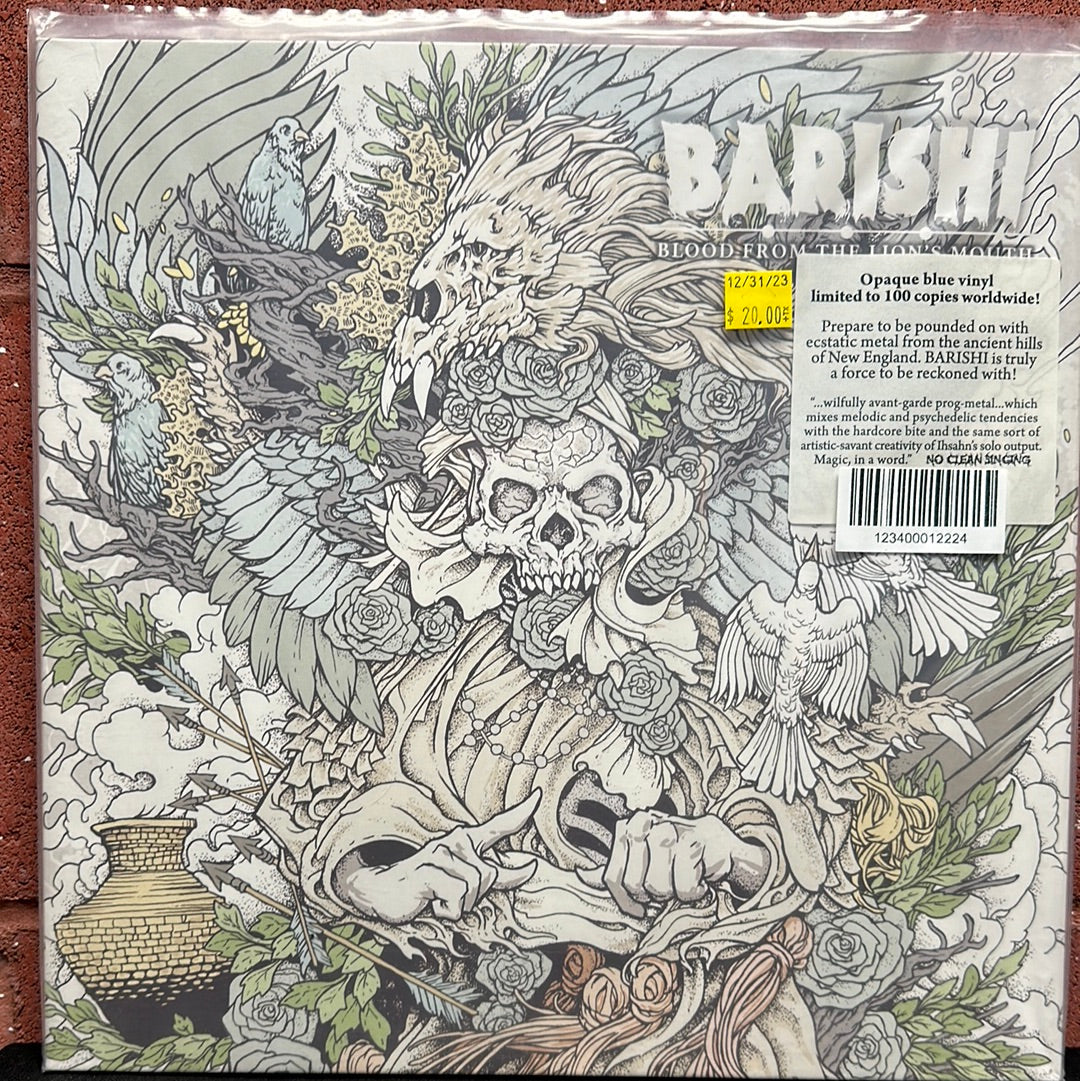 Used Vinyl:  Barishi ”Blood From The Lion's Mouth” LP (Blue vinyl)