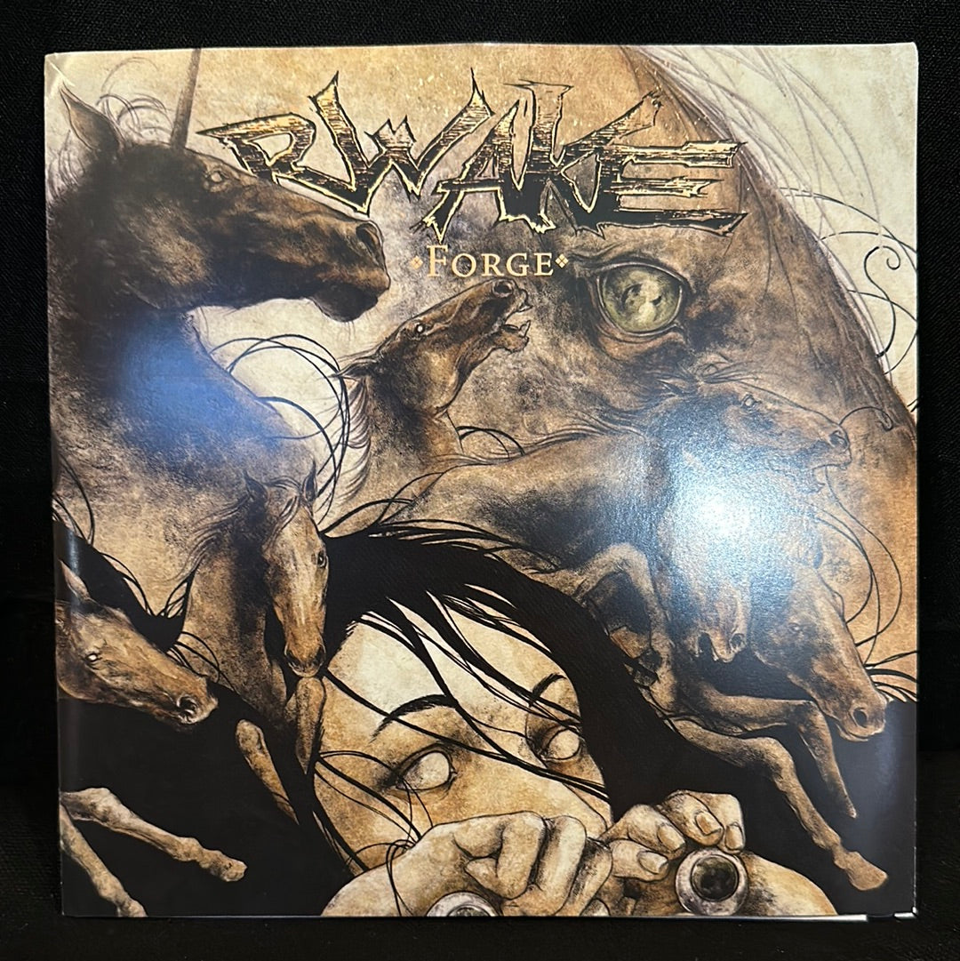 Used Vinyl:  Rwake ”Forge” 7" (Clear with black smoke vinyl)