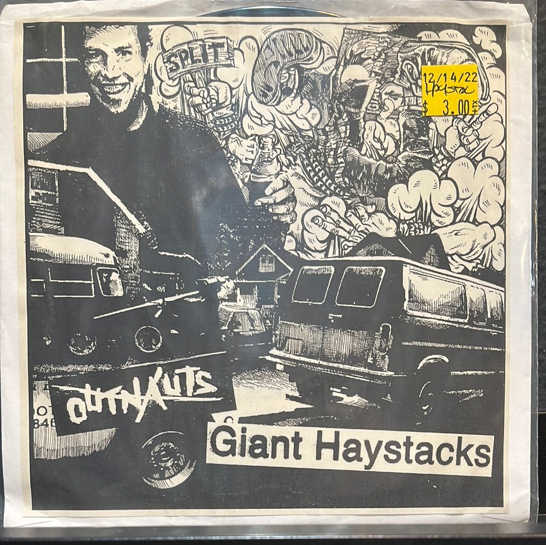 USED VINYL: Outnauts / Giant Haystacks “Split” 7" (Yellow Vinyl)