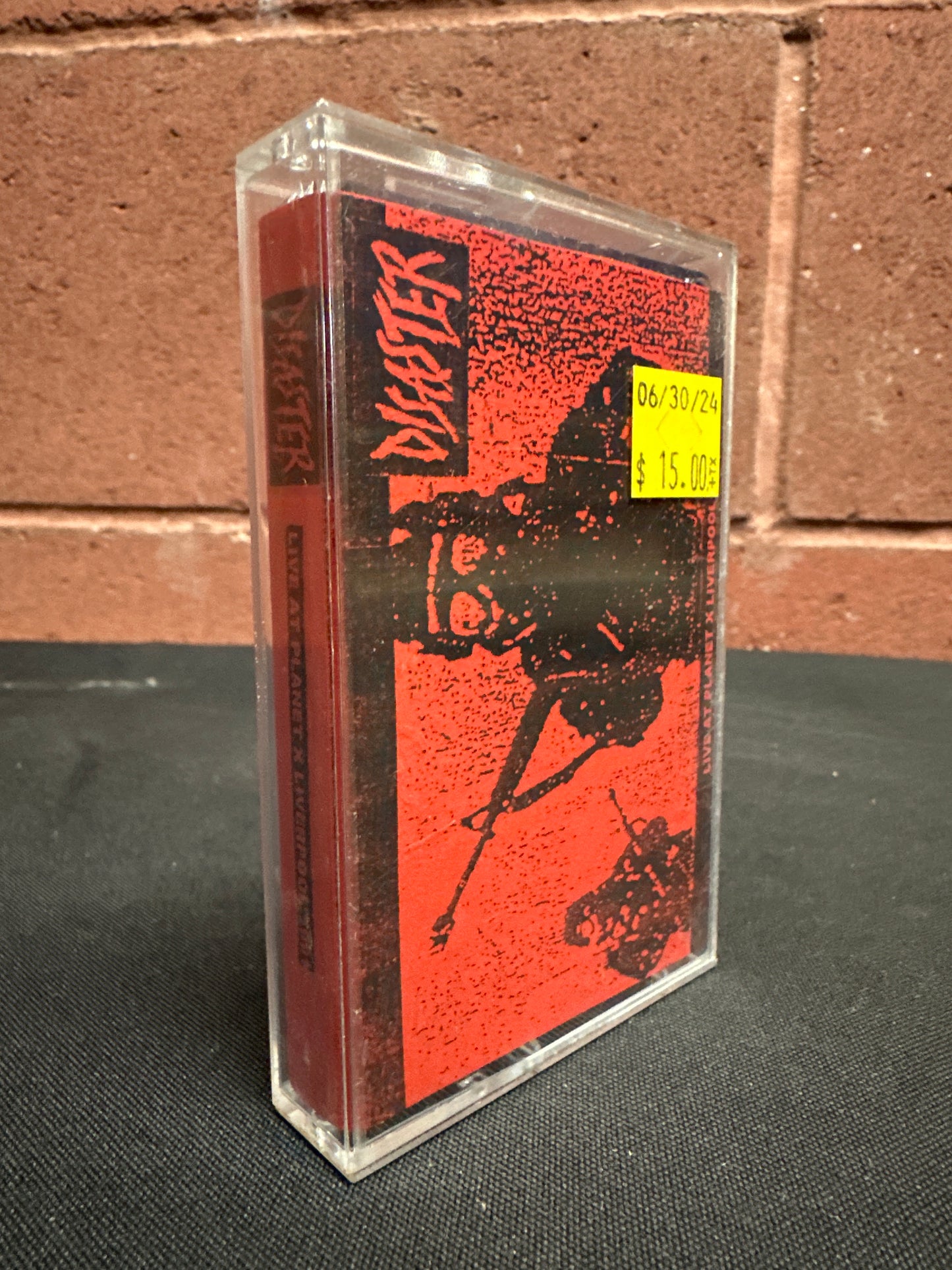 USED TAPE: Disaster Live At Planet X" Cassette