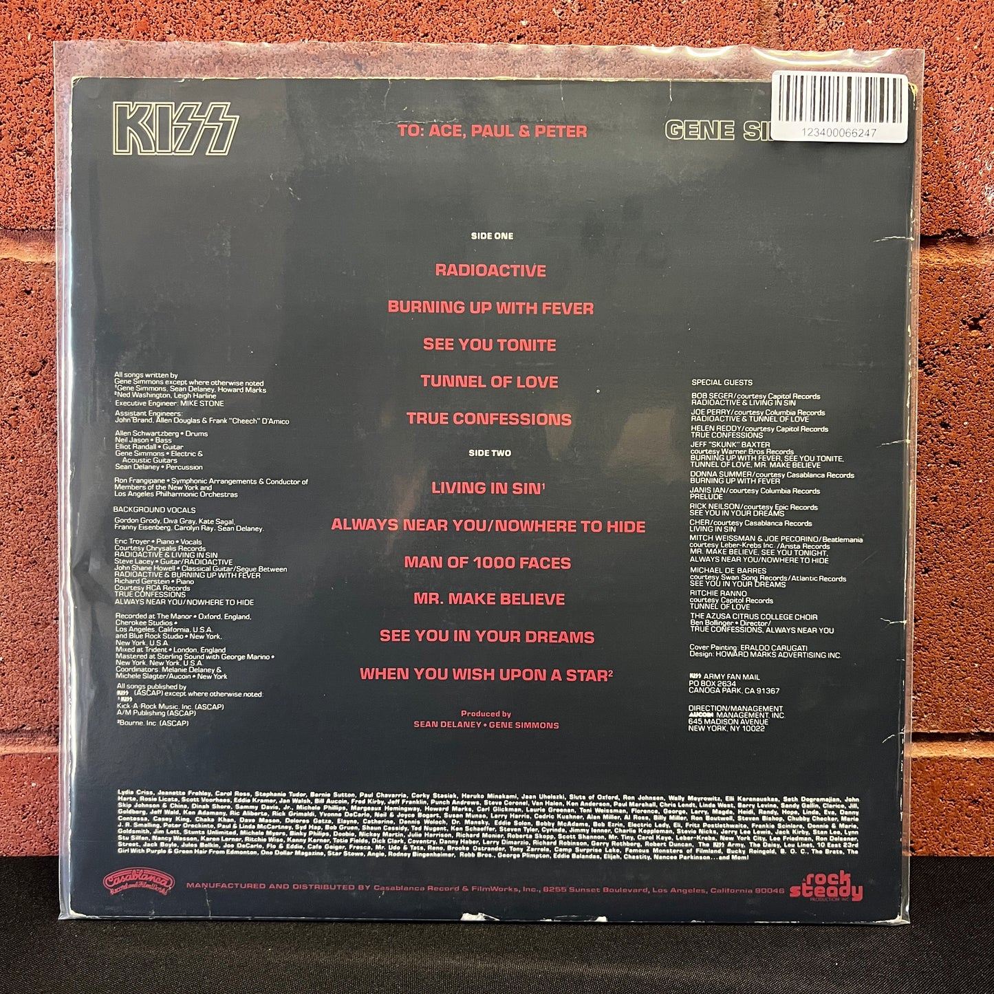 Used Vinyl: Kiss / Gene Simmons "Gene Simmons" LP (1978 Press)