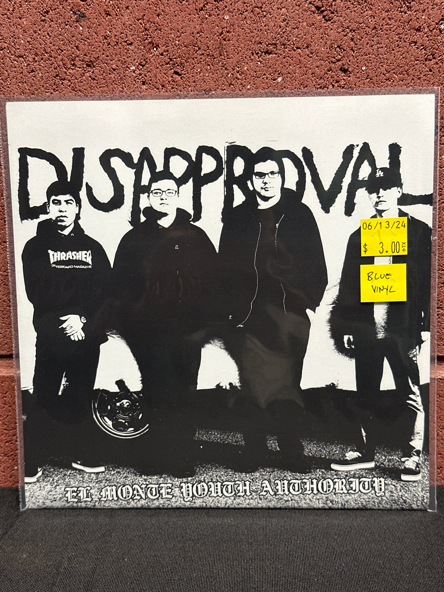 Used Vinyl:  Disapproval ”El Monte Youth Authority” 7" (Blue vinyl)