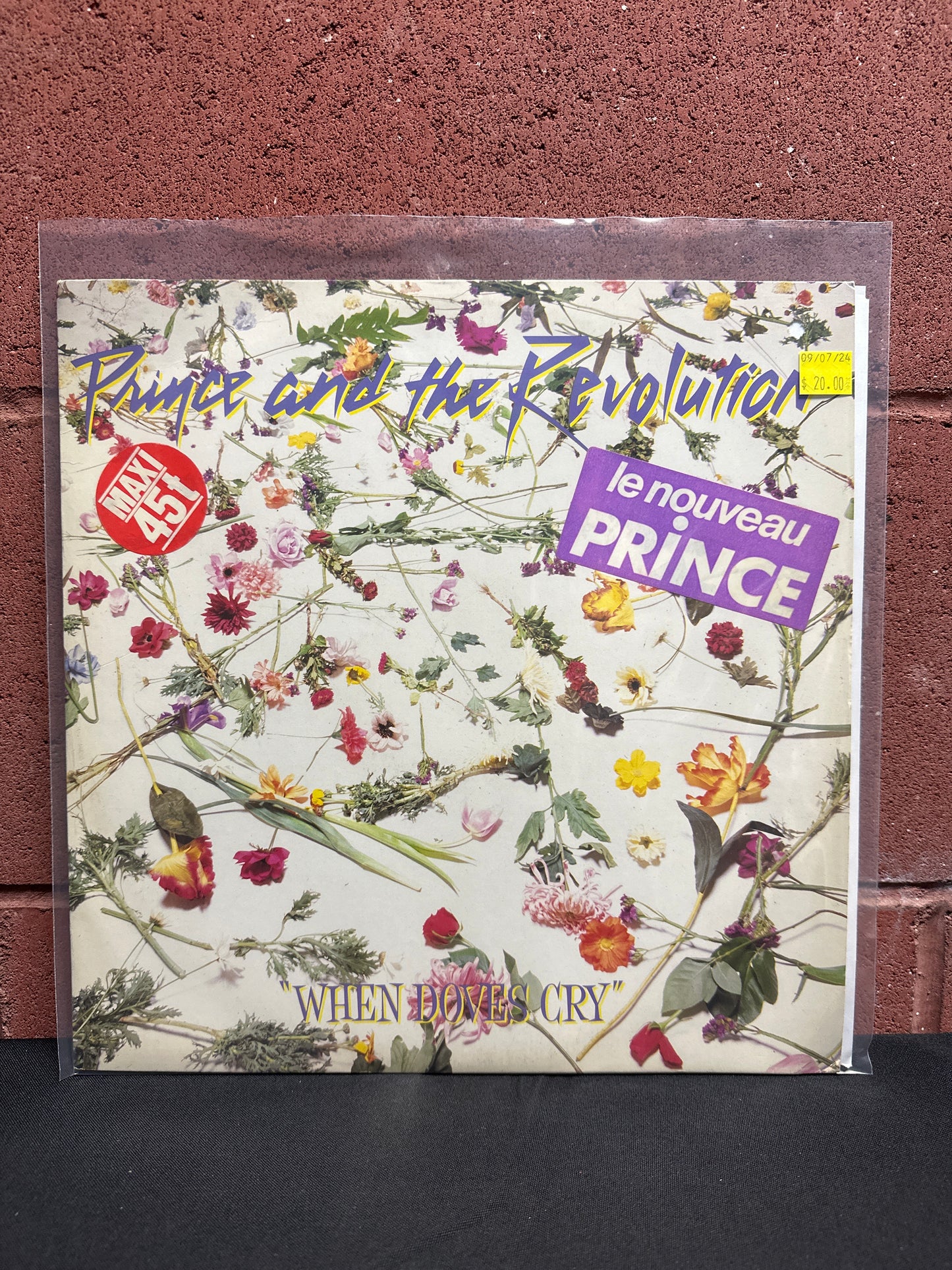 Used Vinyl:  Prince And The Revolution ”When Doves Cry” 12"