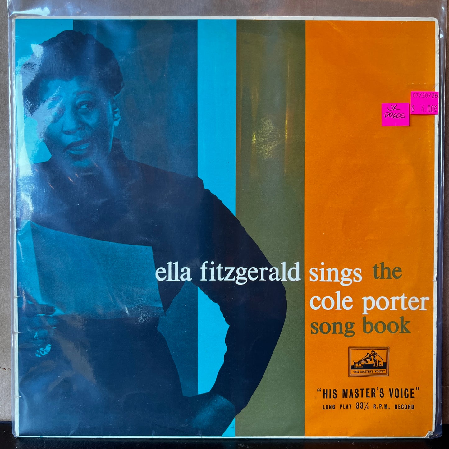 Used Vinyl: Ella Fitzgerald ‎"Sings The Cole Porter Songbook Volume II" LP (UK Press)