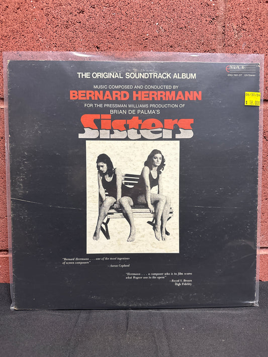 Used Vinyl:  Bernard Herrmann ”Sisters (Original Motion Picture Soundtrack)” LP