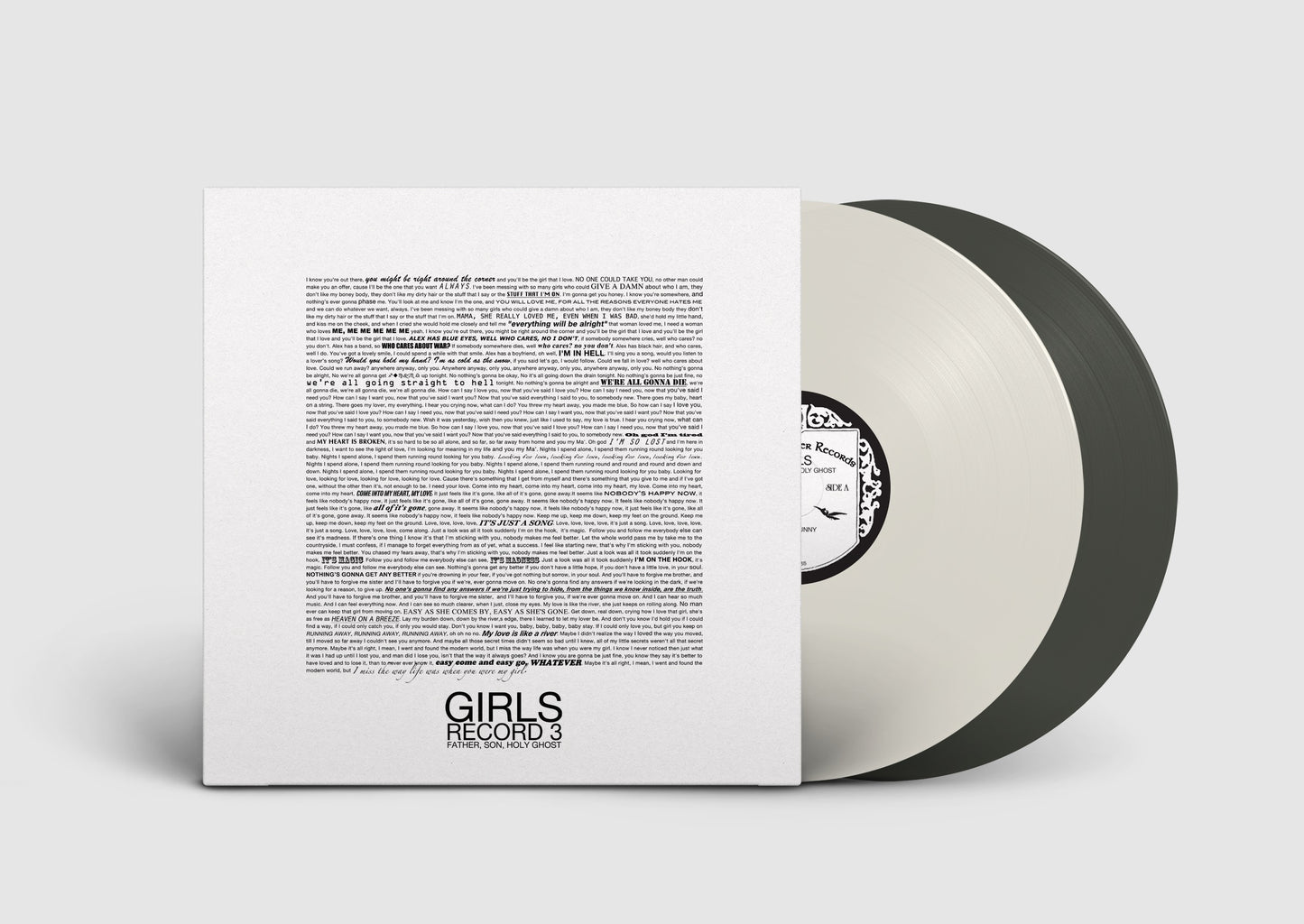 PRE-ORDER: Girls "Father, Son, Holy Ghost" 2xLP (Milky Clear & Black Ice Vinyl)