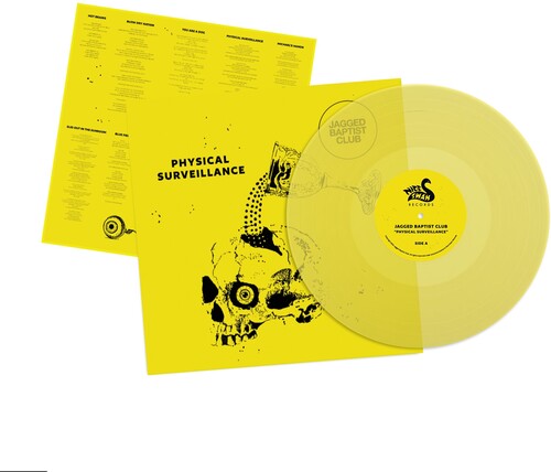 Jagged Baptist Club "Physical Surveillance" LP (Transparent Yellow Vinyl)