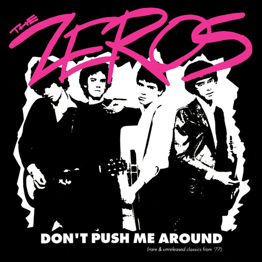 The Zeros "Don't Push Me Around" LP (Clear Red Vinyl)