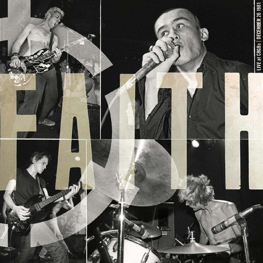 PRE-ORDER: Faith "Live at CBGB's" LP (Red Vinyl)