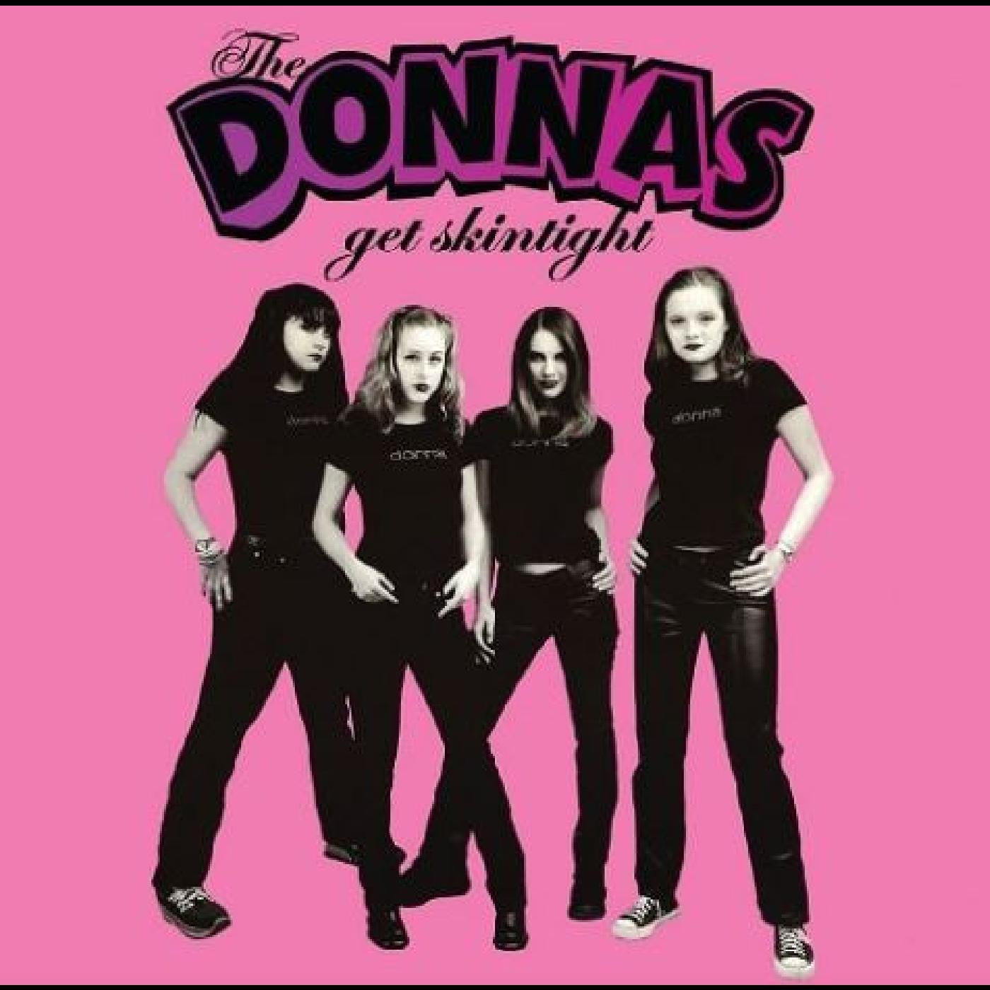 The Donnas "Get Skintight" LP (Purple w/ Pink Swirl Vinyl)