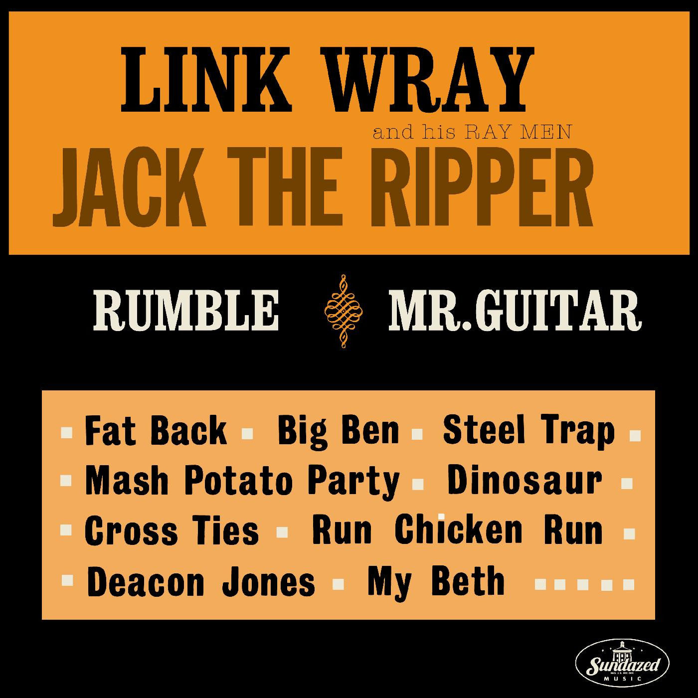 Link Wray "Jack The Ripper" LP (Red)