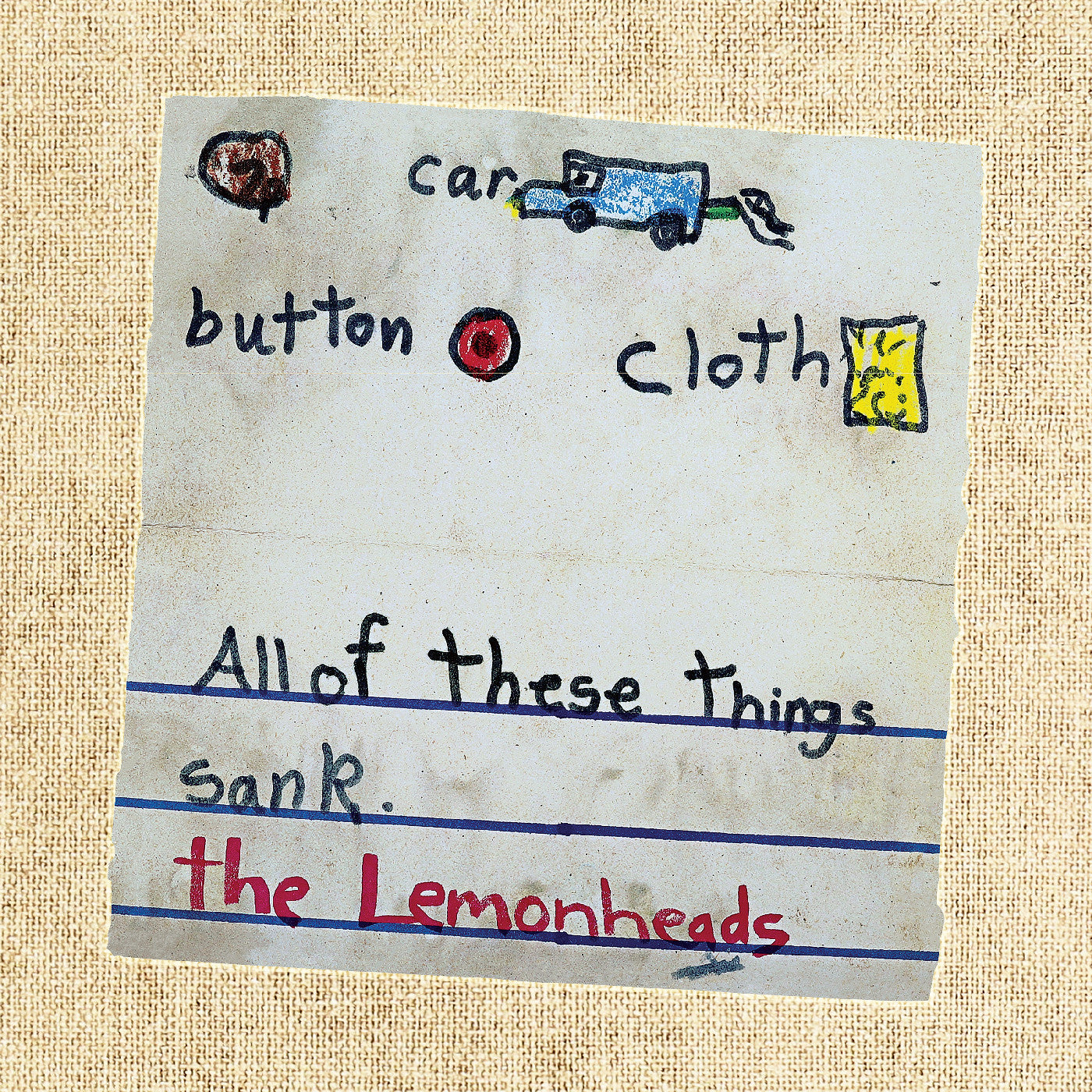PRE-ORDER: The Lemonheads "Car Button Cloth (30th Anniversary Edition)" LP (White Vinyl)