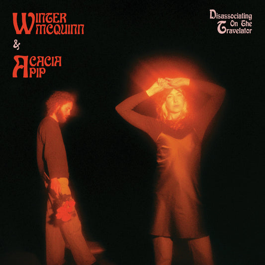 PRE-ORDER: Winter McQuinn & Acacia Pip "Disassociating On The Travelator" 12" EP ("Pink Haze" Magenta/White Blend Vinyl)