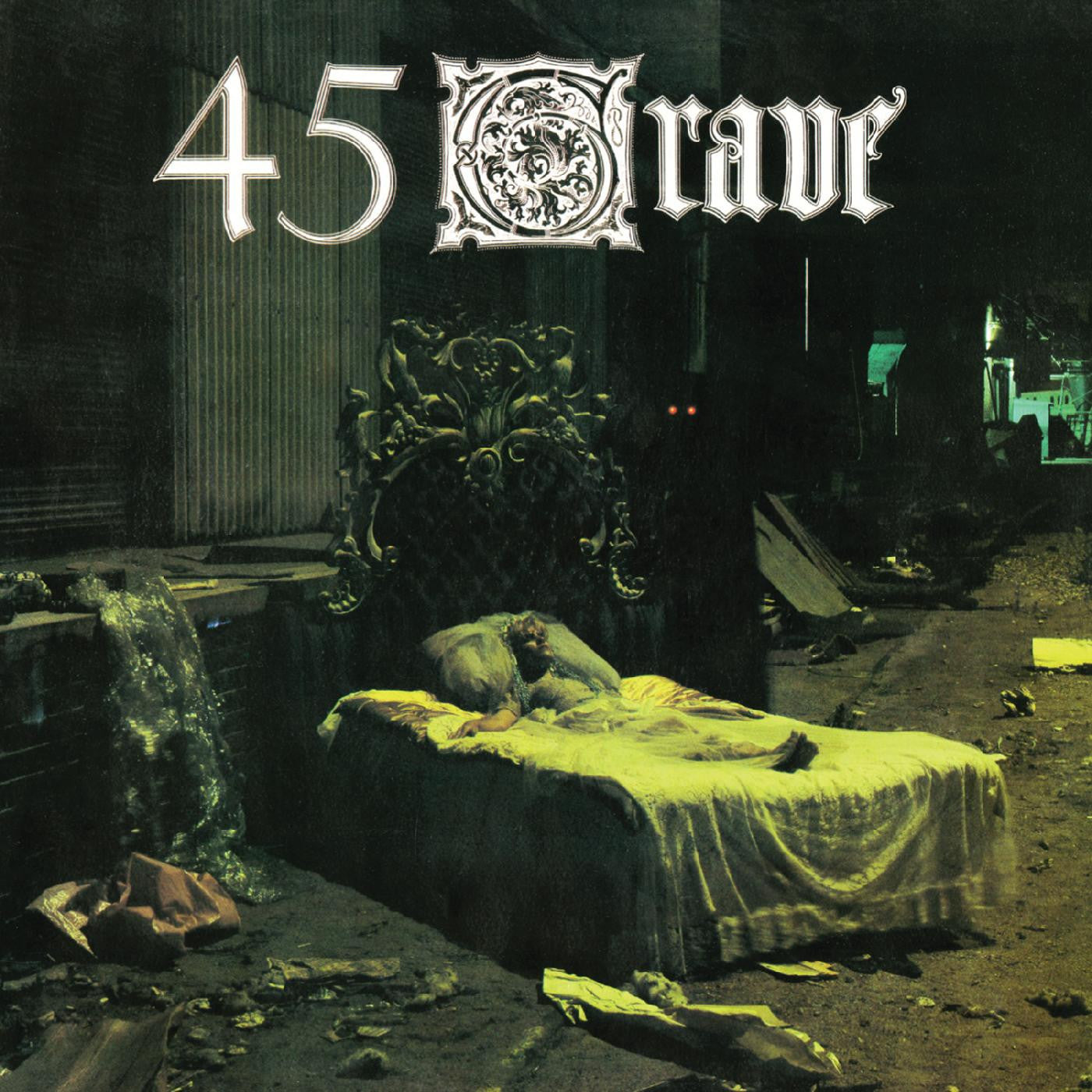 PRE-ORDER: 45 Grave "Sleep in Safety" LP (Green With Black Splatter Vinyl)