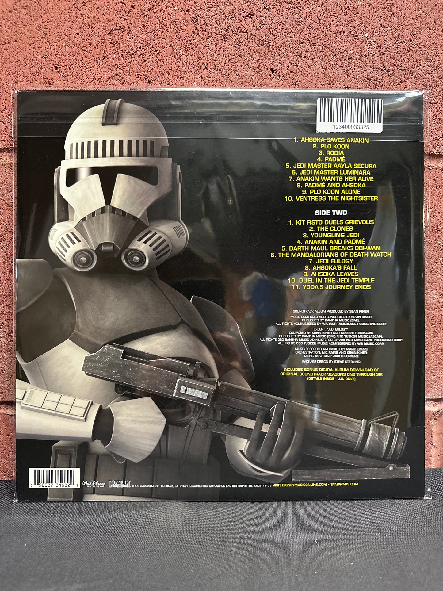 Used Vinyl:  Kevin Kiner ”Star Wars The Clone Wars Seasons One Through Six” LP