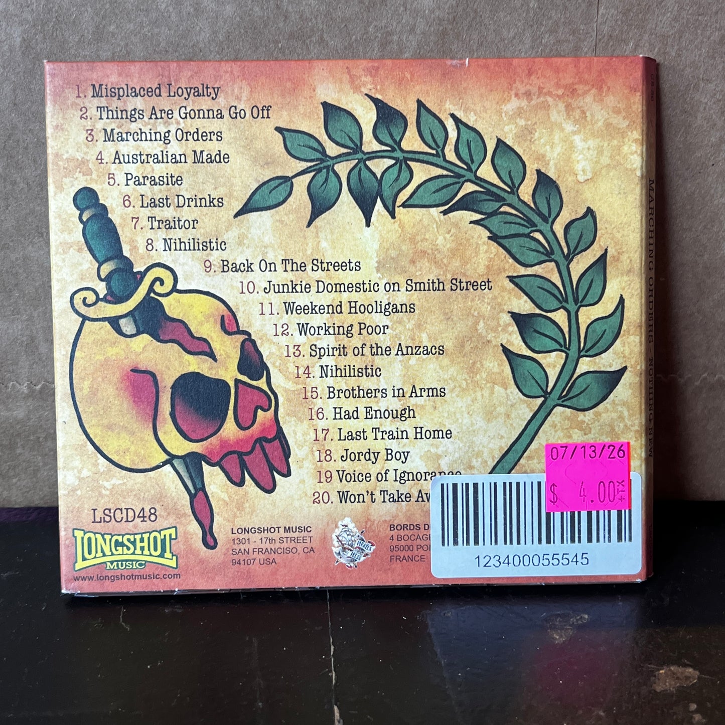Used CD: Marching Orders "Nothing New" CD