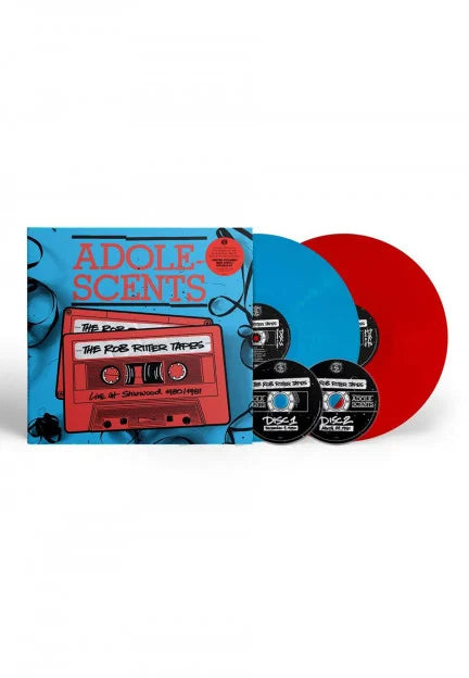 PRE-ORDER: The Adolescents "The Rob Ritter Tapes - Live At Starwood" 2xLP + CD (Red & Blue)