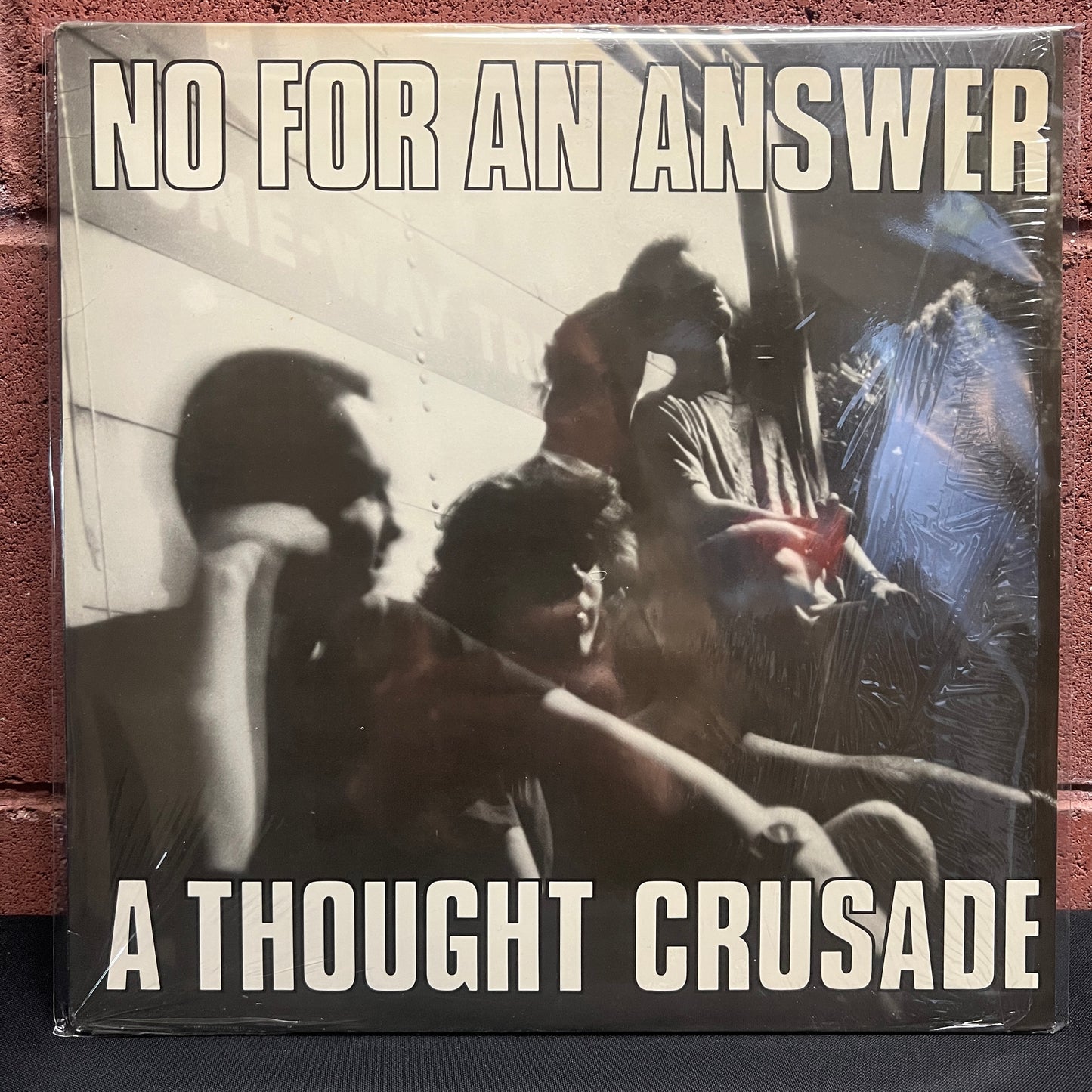 Used Vinyl: No For An Answer "A Thought Crusade" LP (Hawker Records Press in Shrink!)