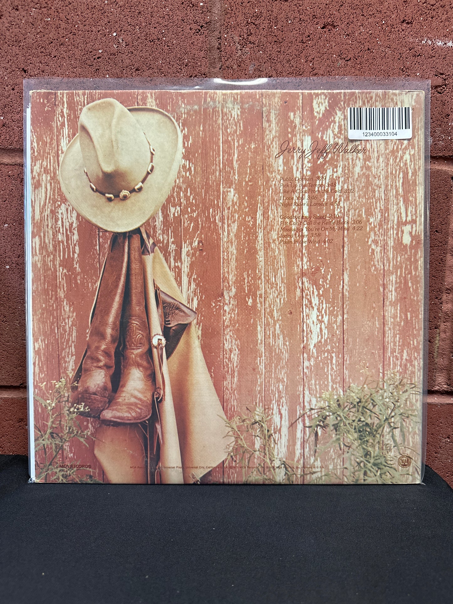 Used Vinyl:  Jerry Jeff Walker ”Ridin' High” LP