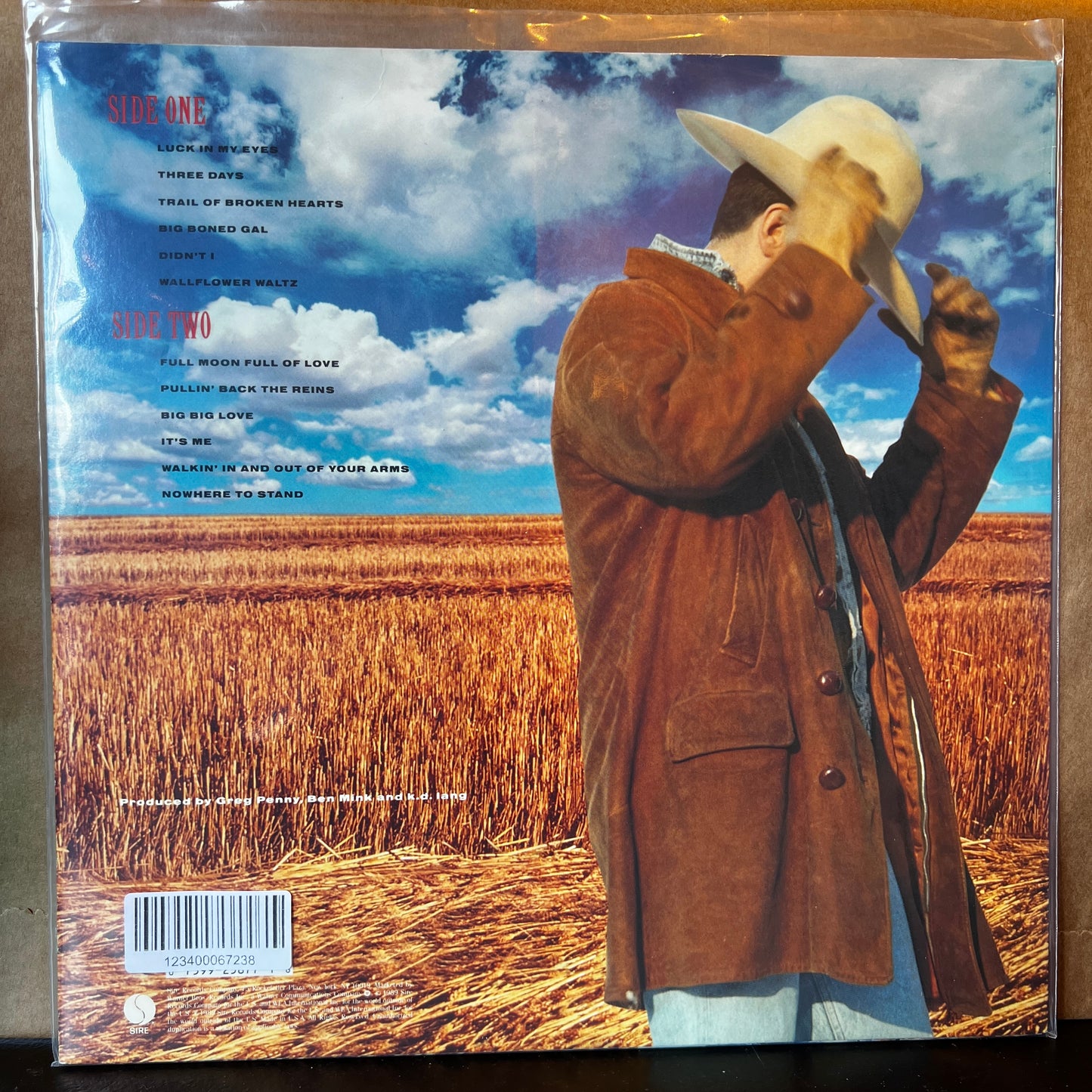 Used Vinyl: K.D. Lang And The Reclines "Absolute Torch And Twang" LP (1989 Press)