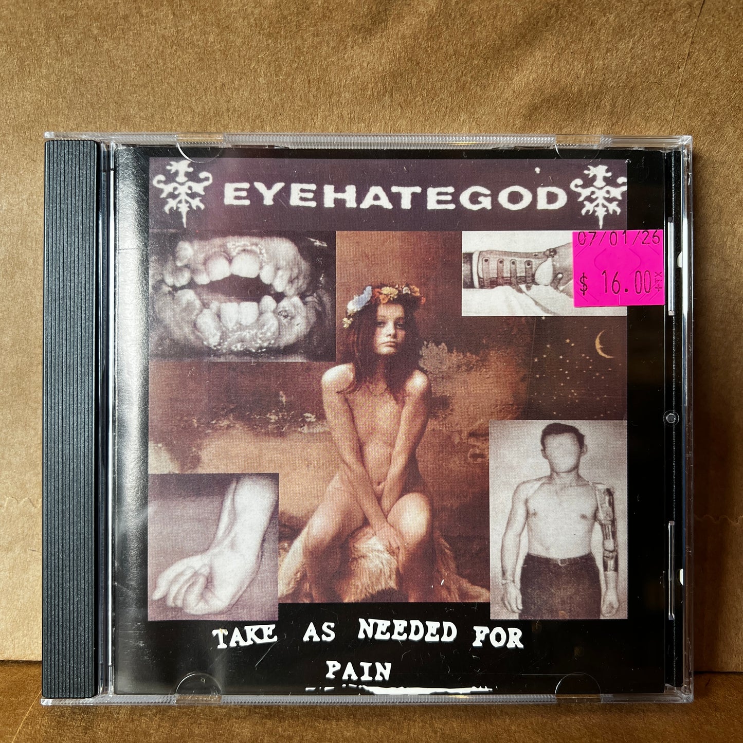 Used CD: Eyehategod "Take As Needed For Pain" CD