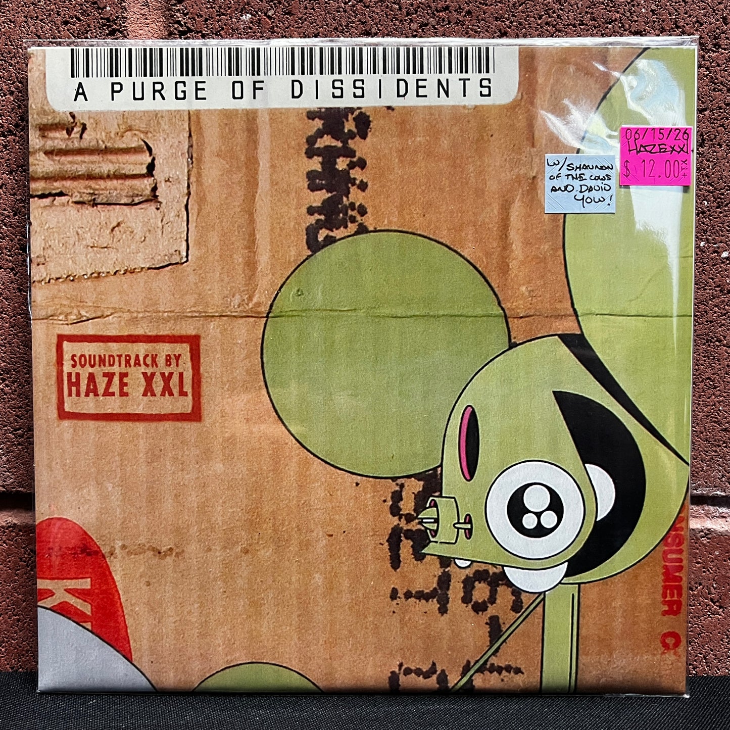 Used Vinyl: Haze XXL w/Shannon Selberg & David Yow "Dalek: A Purge Of Dissidents V.2" 7"